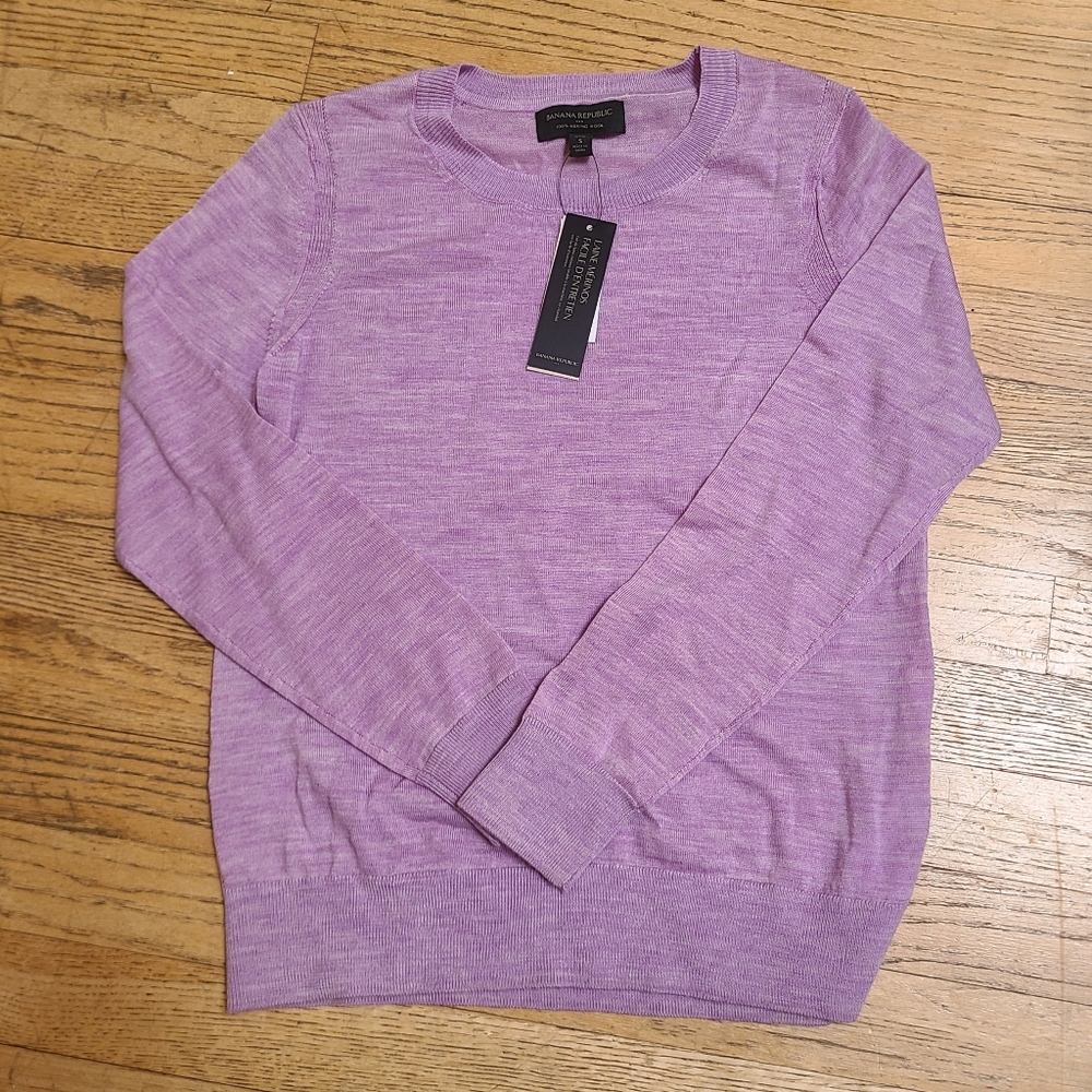 NWT Banana Republic 100% merino wool sweater SP